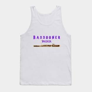 BASSOON WOODWIND WIND QUINTET NO WORRIES FUNNY Tank Top